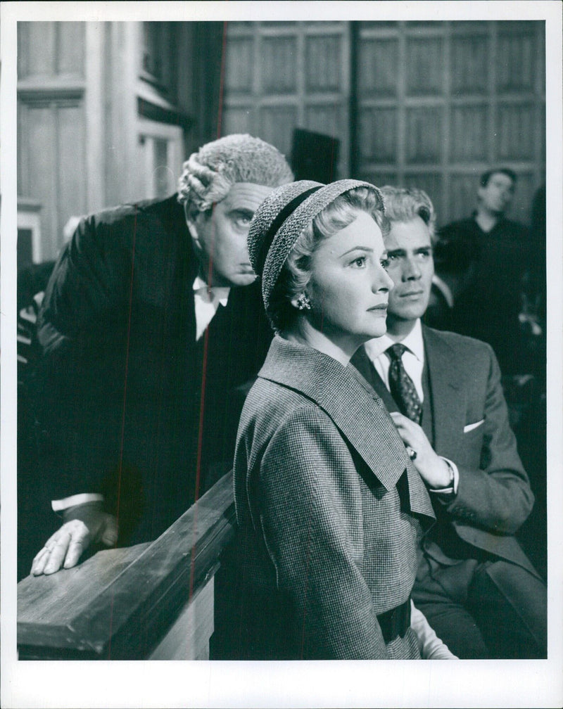 Dirk Bogarde and Olivia de Havilland in "Libel" - Vintage Photograph