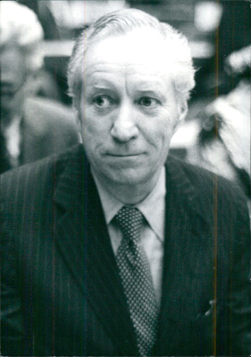 LEONARD GARMENT, Special U.S. Representative at the United Nations Human Right Commission in Geneva in 1976 - Vintage Photograph