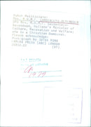 Dutch Politician Mrs. M.H.M.F. Gardeniers-Berendsen - Vintage Photograph