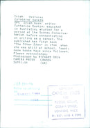 Irish writer Catherine Gaskin - Vintage Photograph