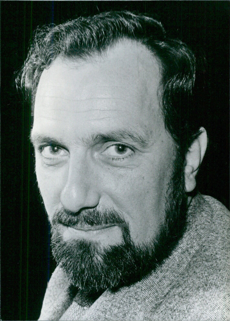 British actor and broadcaster Tom Fleming - Vintage Photograph