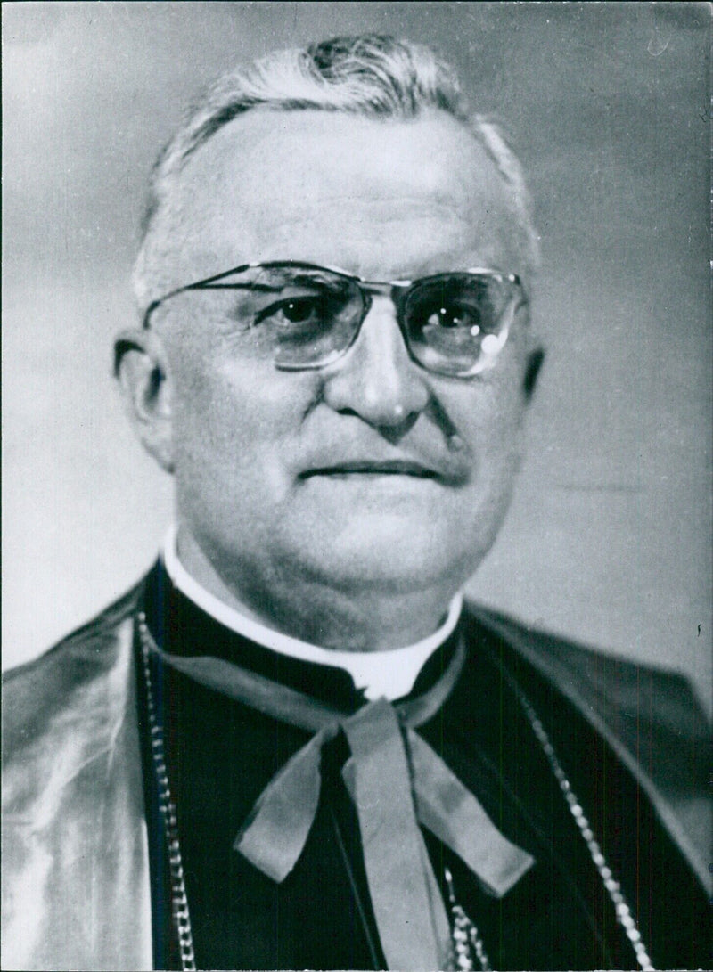 Cardinal Ermengildo Florit appointed by Pope Paul VI - Vintage Photograph