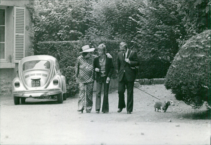 Françoise Sagan in St Tropez - Vintage Photograph