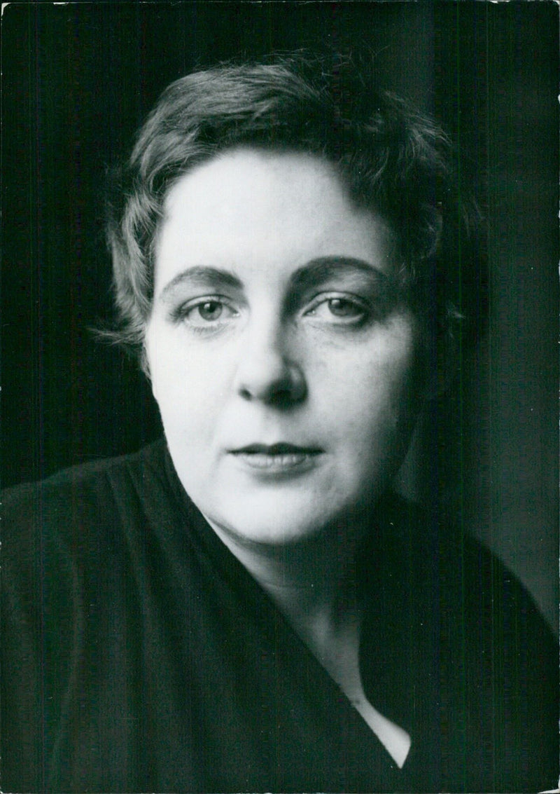 Brigid Brophy, British Novelist - Vintage Photograph