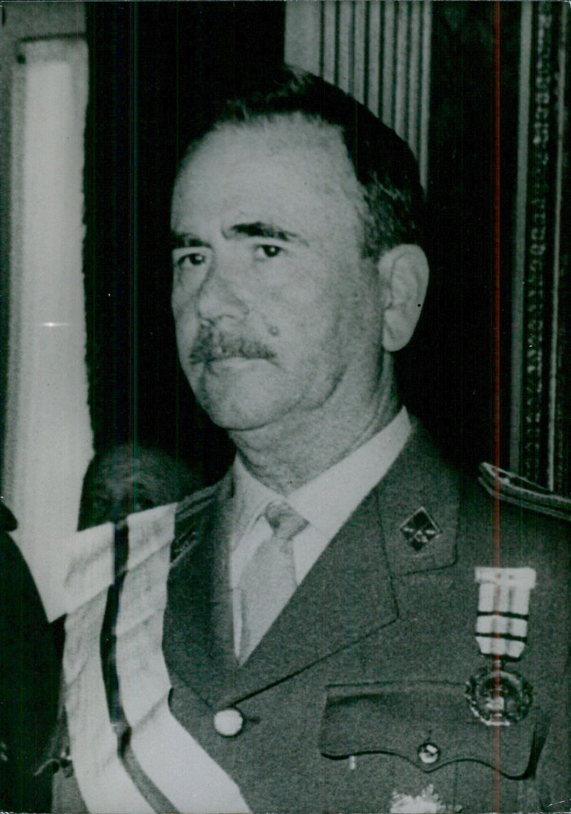 General Tomas Garcia Rebull, newly-appointed Military Governor of the Madrid Region - Vintage Photograph