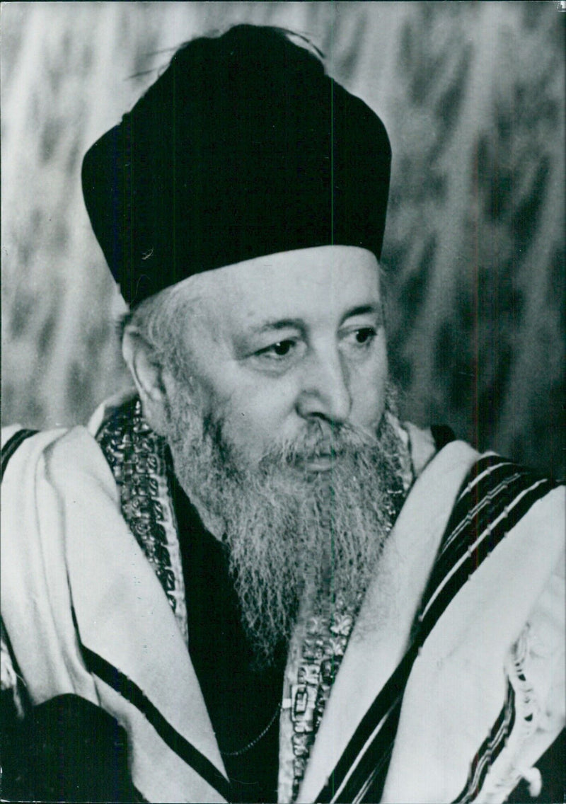 Soviet Religious Leaders: RABBI YAKOV L. FISHMAN - Vintage Photograph