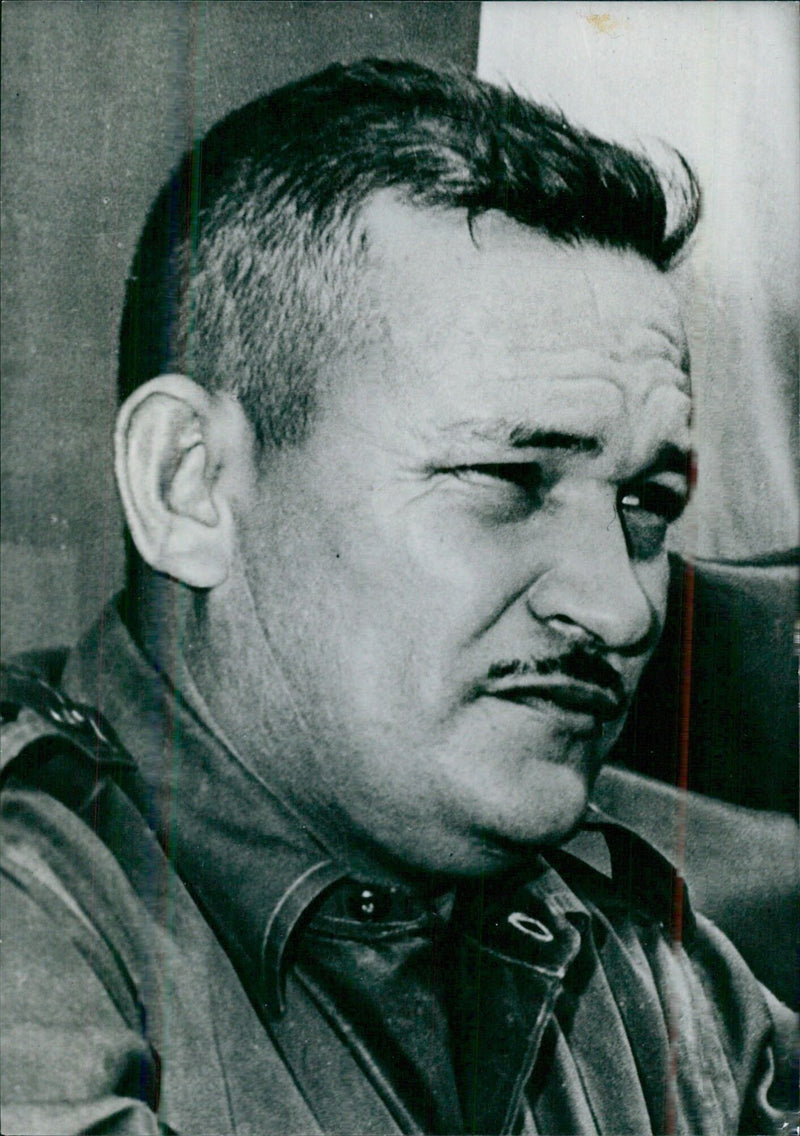 Major Guillermo Garcia Fria, Member of the Political Bureau of the Central Committee of the Cuban Communist Party - Vintage Photograph