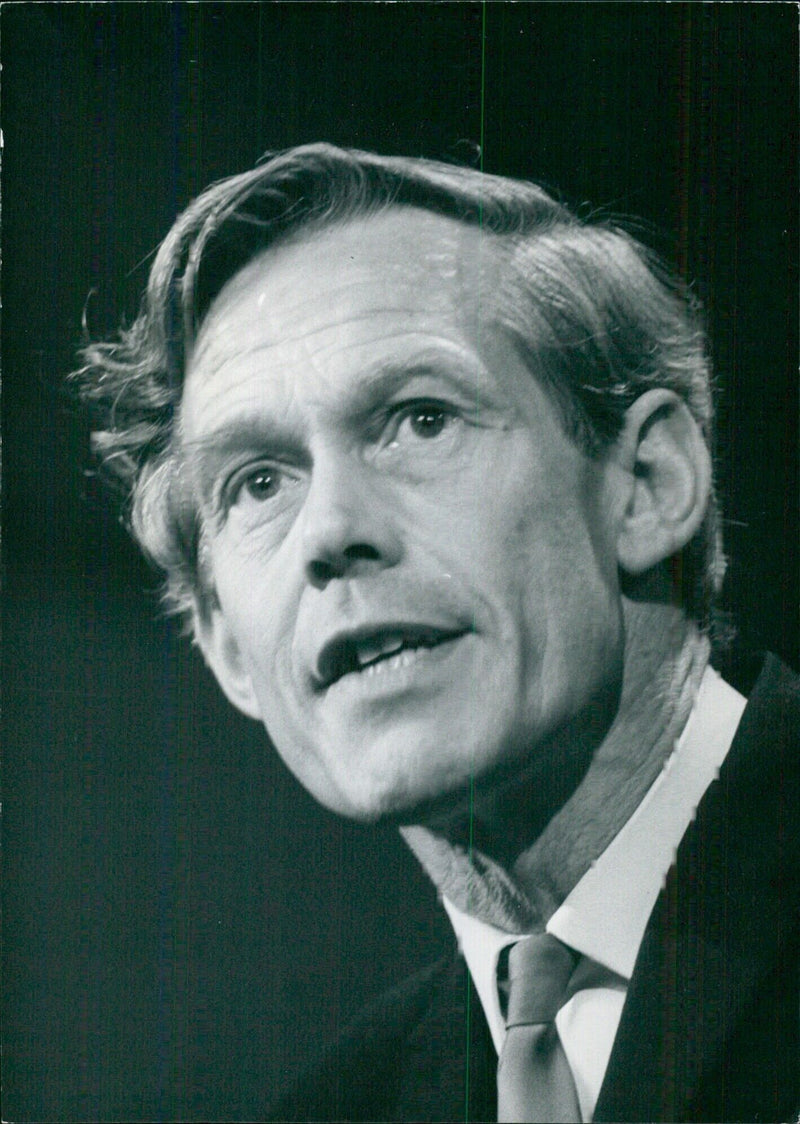 Alan Fisher, General Secretary of the National Union of Public Employees - Vintage Photograph