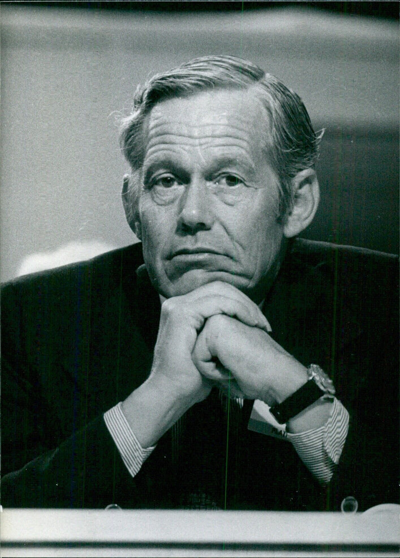 Alan Fisher, General Secretary of the National Union of Public Employees (NUPE) - Vintage Photograph