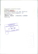 ZVONKO BRKIC, Vice-President of the Federal Assembly of Yugoslavia - Vintage Photograph