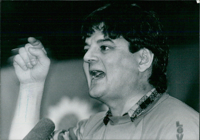 JOSCHKA FISCHER, former minister of the Environment in Hessen - Vintage Photograph