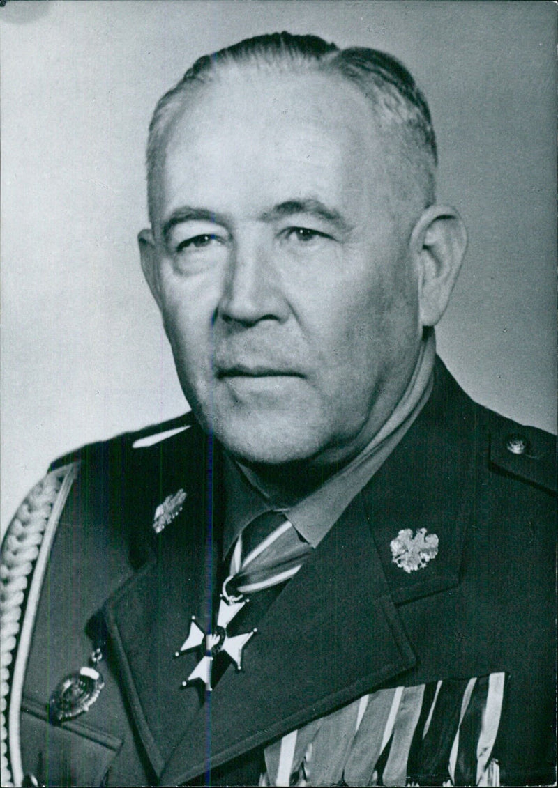 Polish Service Chiefs: GENERAL VICTOR ZIEMINSKI - Vintage Photograph