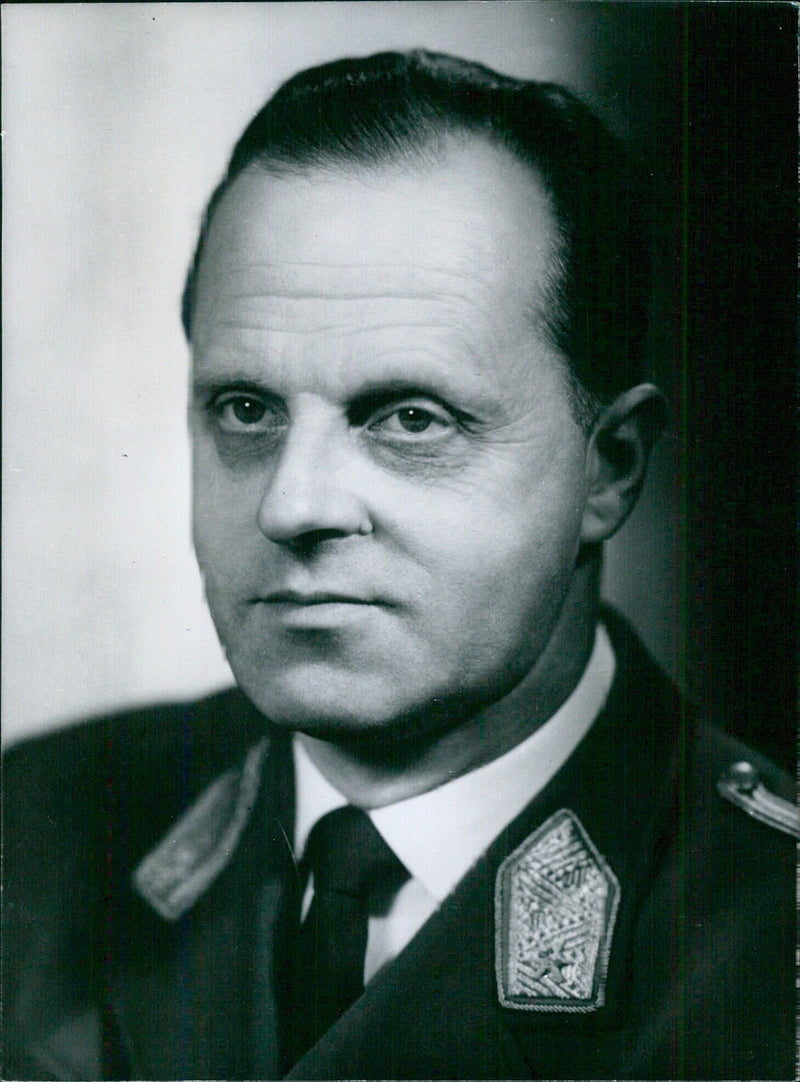 Portrait study of Austrian service chief Brigadier-General August Fischer-See - Vintage Photograph