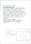 British Politician Leon Brittan - Vintage Photograph