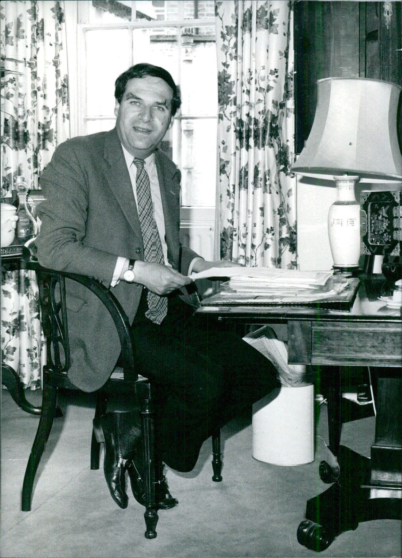 British Politician Leon Brittan - Vintage Photograph