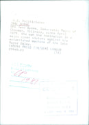 JANE BYRNE OPS - Vintage Photograph