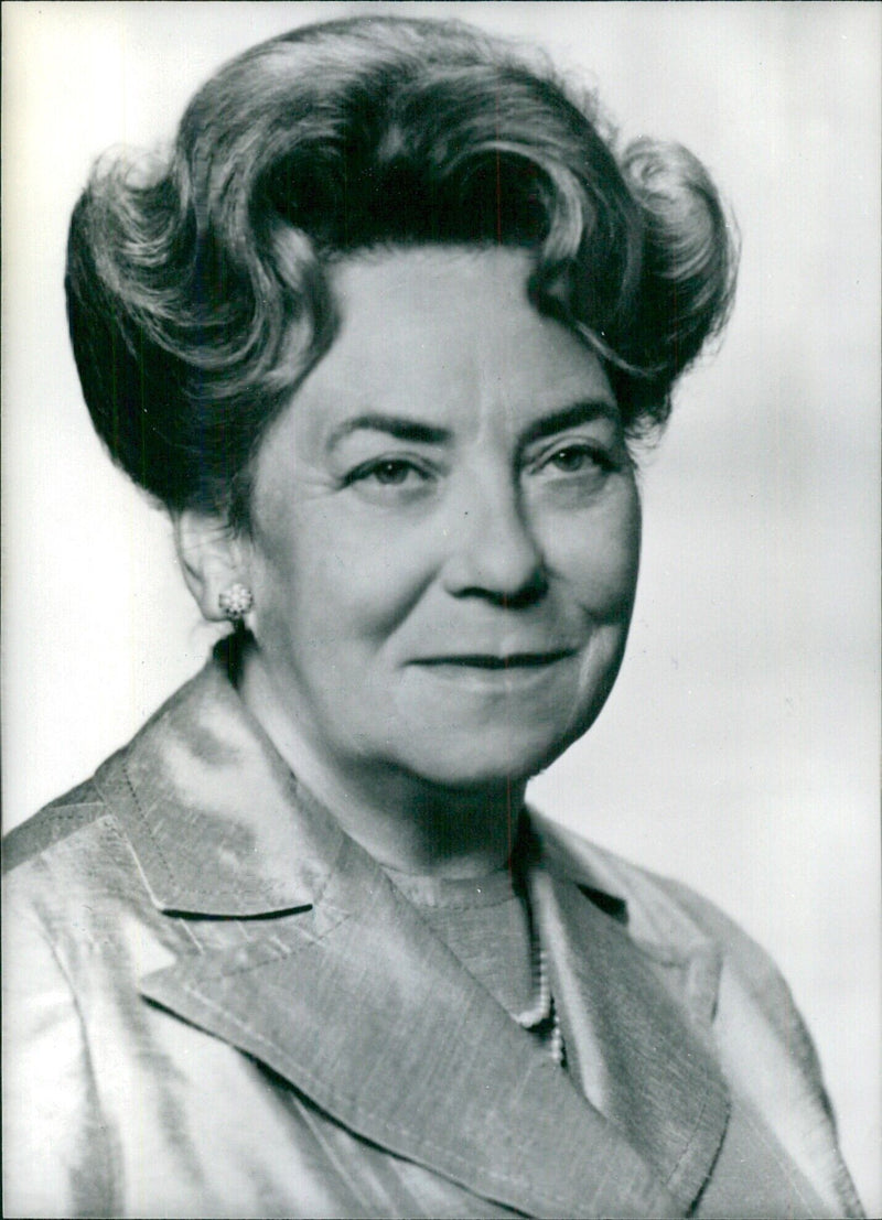 DR. HERTHA FIRNBERG, Minister for Science and Research - Vintage Photograph