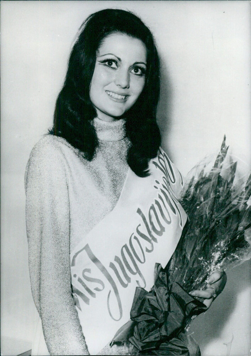 Radmilla Zivkovic, Miss Yugoslavia 1969 - Vintage Photograph