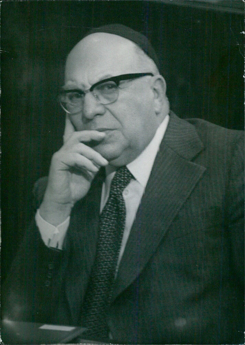 Dr. JOSEF BURG, Minister of the Interior and Polics - Vintage Photograph