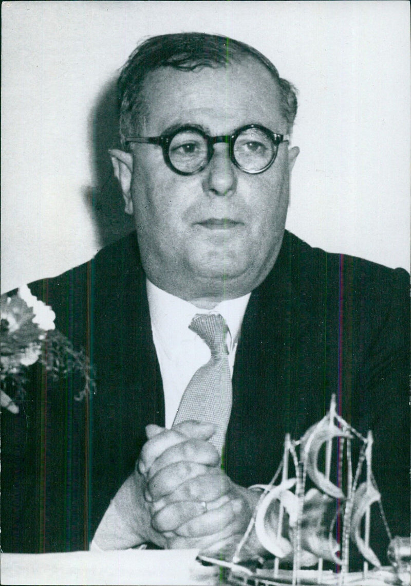 DR HERBERT GANADO, Leader of Malta Democratic Nationalist Party - Vintage Photograph