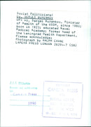 Dr. Sergei Burenkov, Minister of Health of the USSR - Vintage Photograph