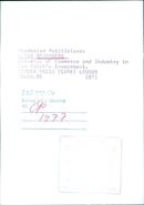 Rhodesian Politicians: ELIAS BROOMBERG Minister of Commerce and Industry in Ian Smith's Government. - Vintage Photograph