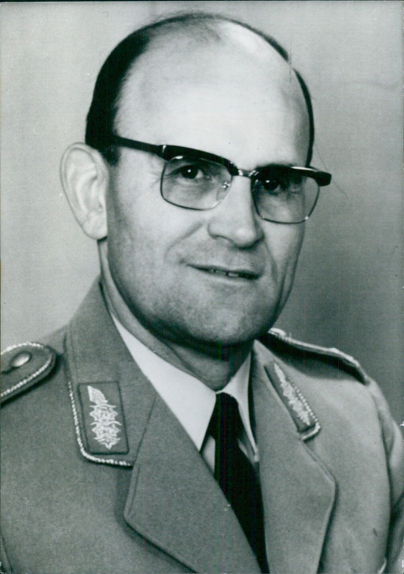 West German Service Chiefs: MAJOR-GENERAL EBERHARD BURANDT - Vintage Photograph