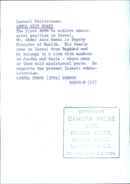 Israeli Politician Abdul Aziz Zuabi - Vintage Photograph