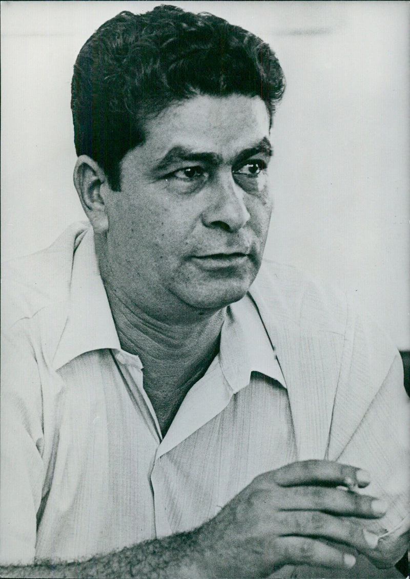 Israeli Politician Abdul Aziz Zuabi - Vintage Photograph