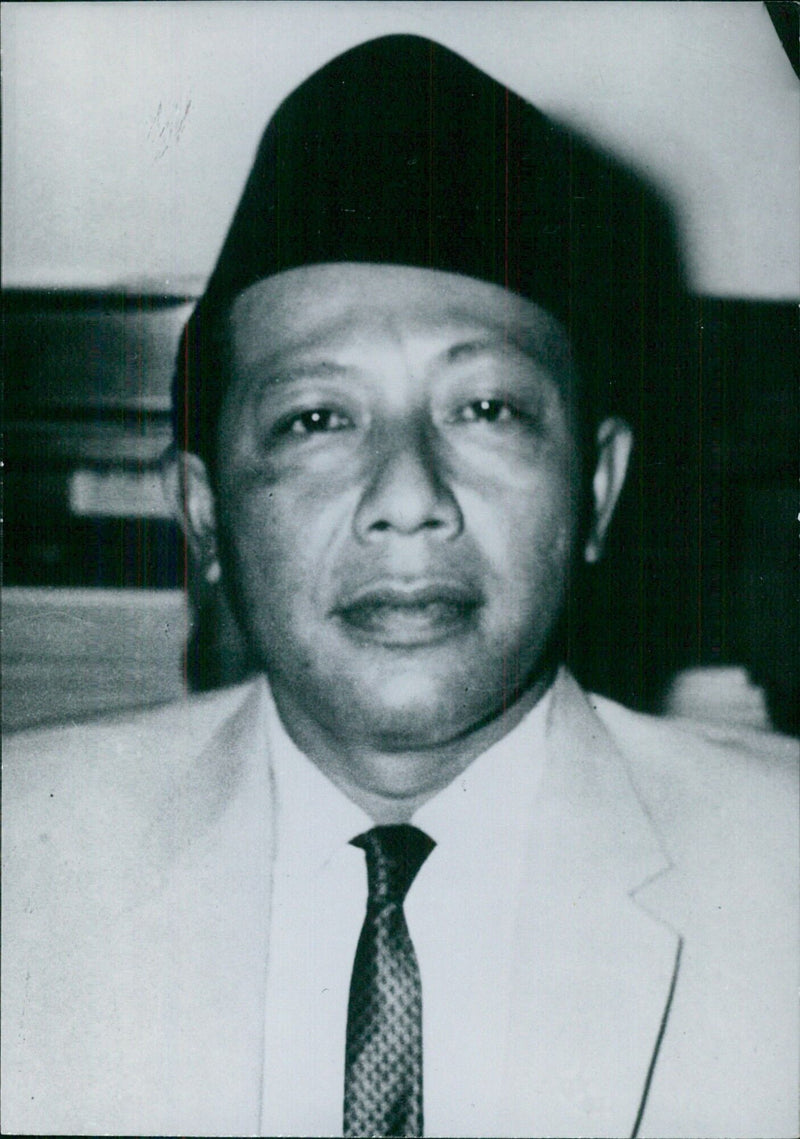 Indonesian Minister of Religious Affairs E. H. S. ZUHRI - Vintage Photograph