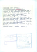 British Politician Herbert William Bowden, M.P. - Vintage Photograph