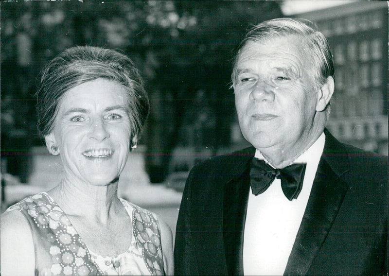 Australian Diplomats: Sir John & Lady Peggy Bunting - Vintage Photograph