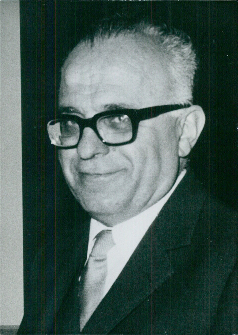 AKRAM ZU EITER, Foreign Minister of Jordan - Vintage Photograph