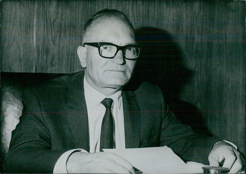 Chilean Minister of the Interior, Edmundo Perez Zucovich - Vintage Photograph