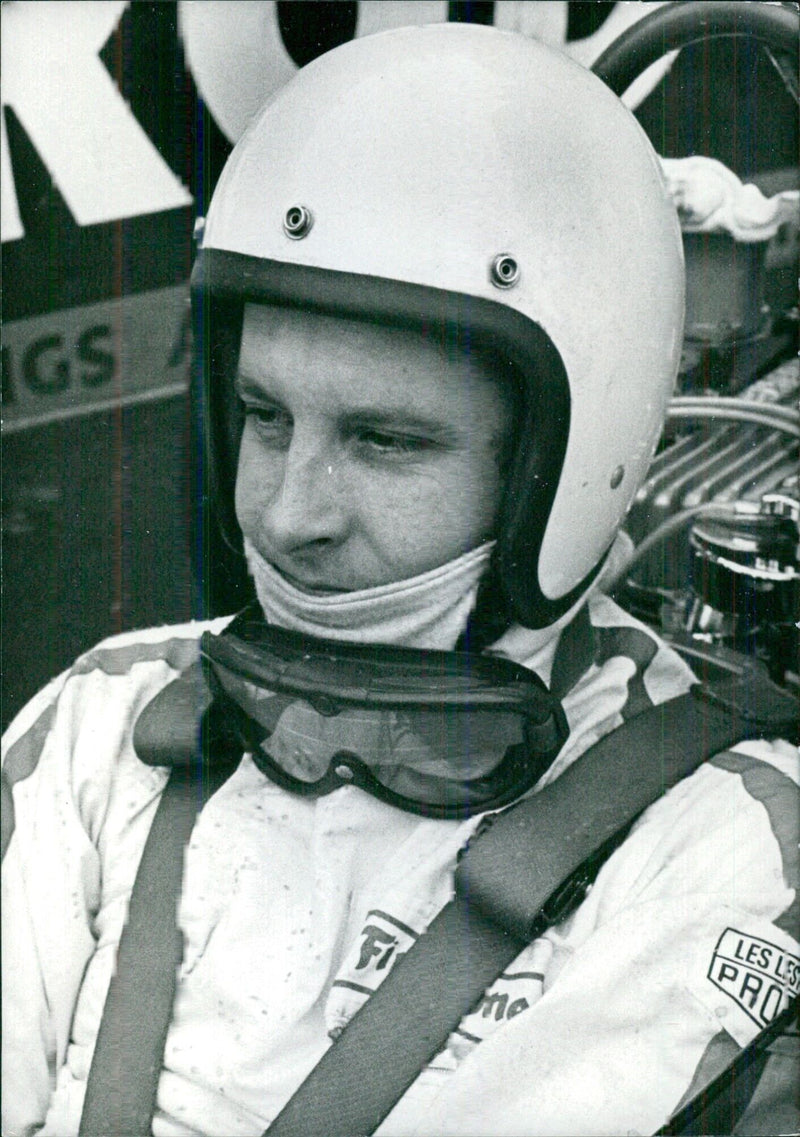 British Racing Driver Jeremy Gambs in 1969 - Vintage Photograph