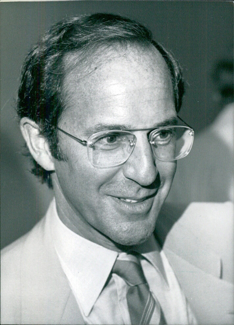 Mort Zuckerman, Publisher of "Atlantic Monthly" - Vintage Photograph