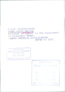 U.A.R. Politicians: ABDUL LATIF BULTIA Minister of Labour in the Government of President Sadat. - Vintage Photograph