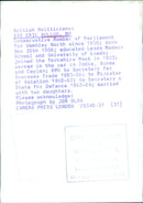 SIR ERIC BULLUS, MP - Vintage Photograph