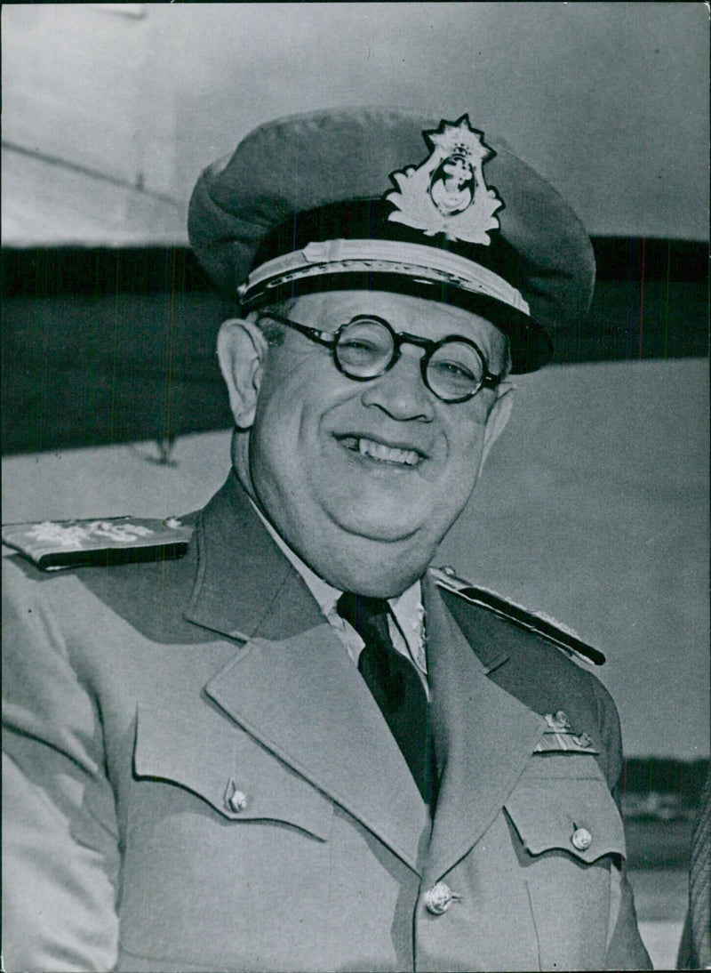 Chief of Staff, Brazilian Navy: ADMIRAL FLAVIO FIGUEIREDO DE MADEIROS - Vintage Photograph