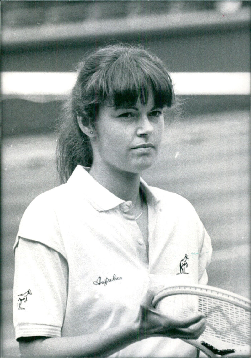 Czech Tennis Player from Australia: IVA BUDAROVA OPS - Vintage Photograph