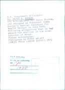 Dr. Peter G. Bourne, U.S. Government Official, Resigns Amid Drug Prescription Allegations - Vintage Photograph