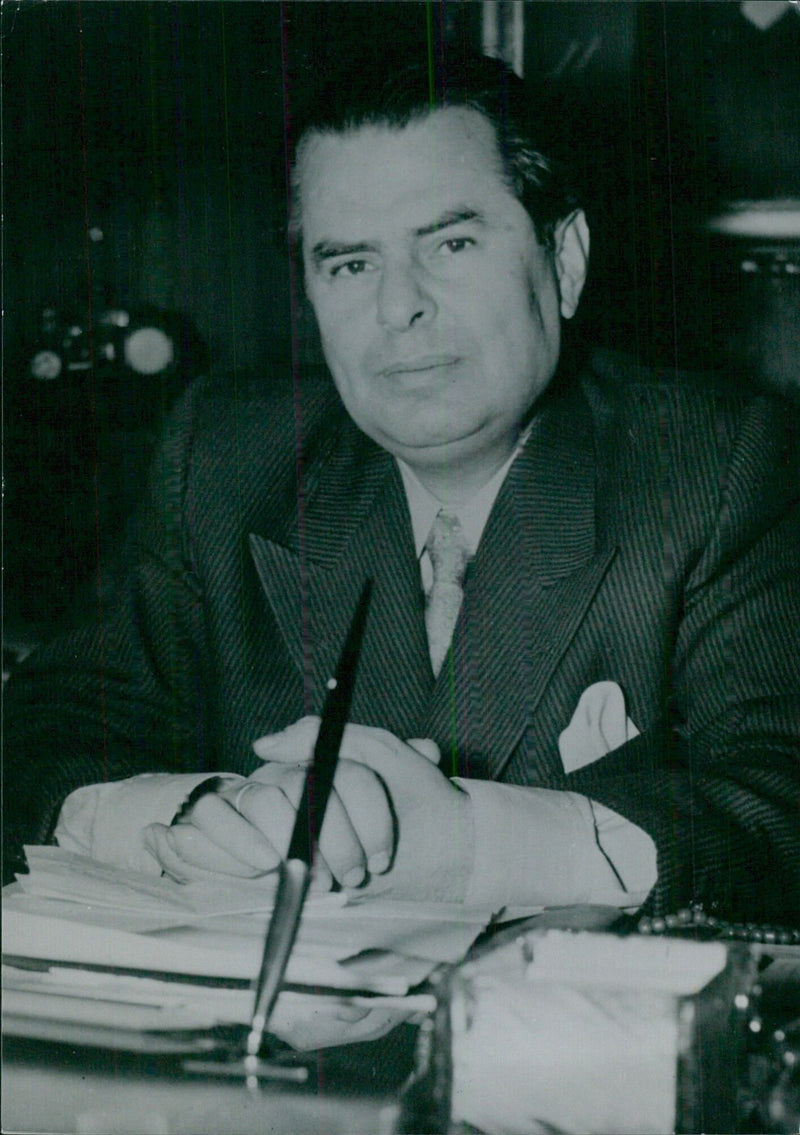 ESAT BUDAKOGLU, Minister of Agriculture - Vintage Photograph