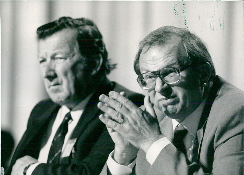 British Trade Unionists: RAY BUCKTON & JACK ECCLES - Vintage Photograph