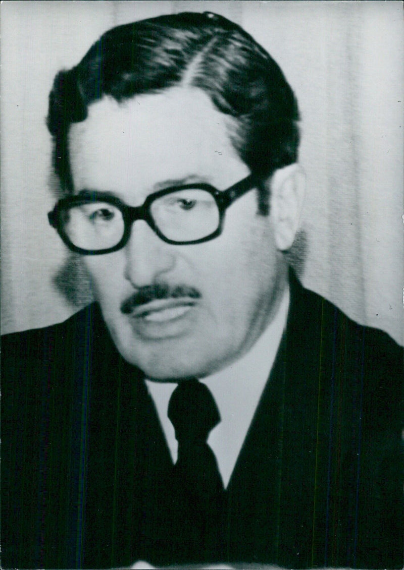 VICE-ADMIRAL JORGE PARODI GALLIANI Commander-in-Chief of the Peruvian Navy and Minister of State in the Navy Office - Vintage Photograph