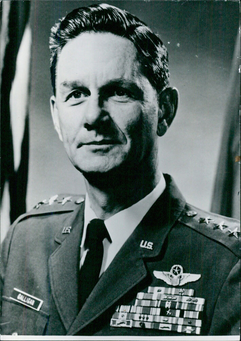 U.S. Service Chiefs: Lt.-Gen. WALTER T. GALLIGAN - Vintage Photograph