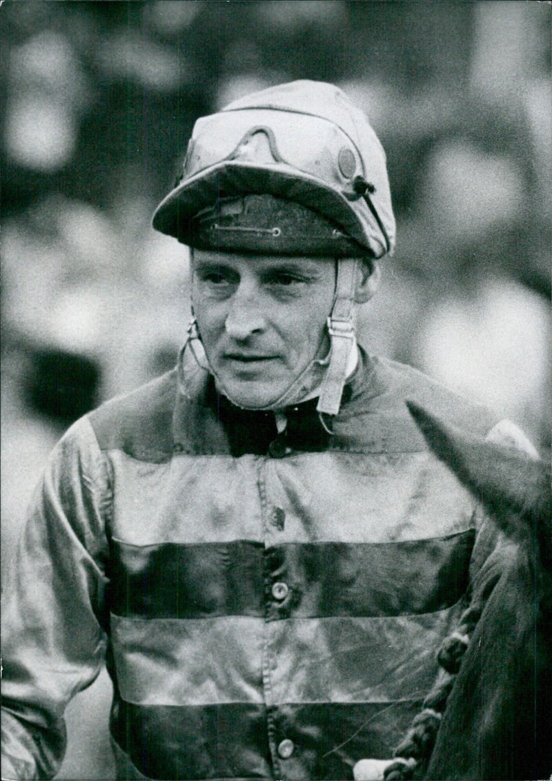 British Jockey D. BUCKLE - Vintage Photograph