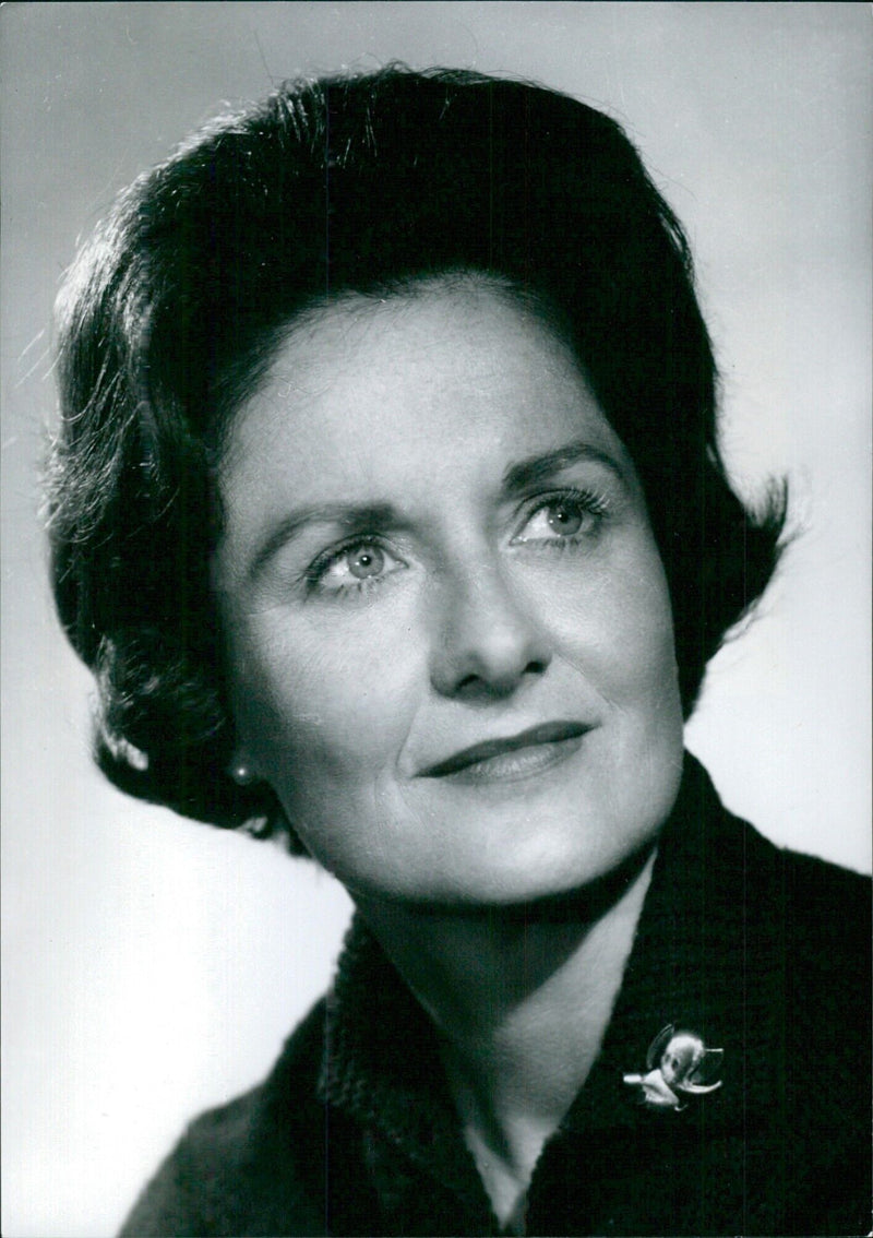 Angela Buckland, BBC announcer - Vintage Photograph