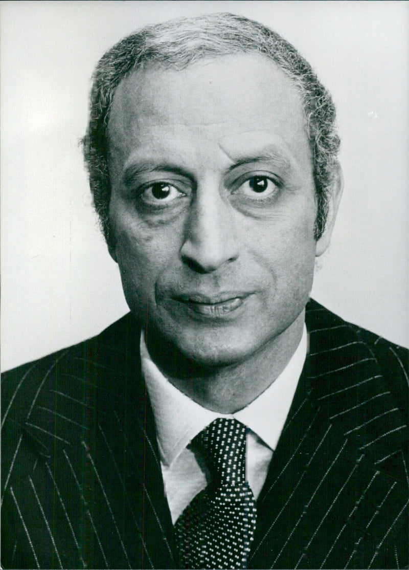 Moroccan Diplomat Abdellatif Filali at the United Nations - Vintage Photograph