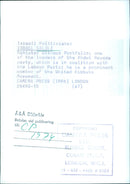 Israeli Politicians - Vintage Photograph