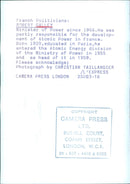 ROBERT GALLEY, French Minister of Power - Vintage Photograph